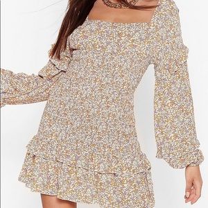 Nasty Gal Floral Mini Dress